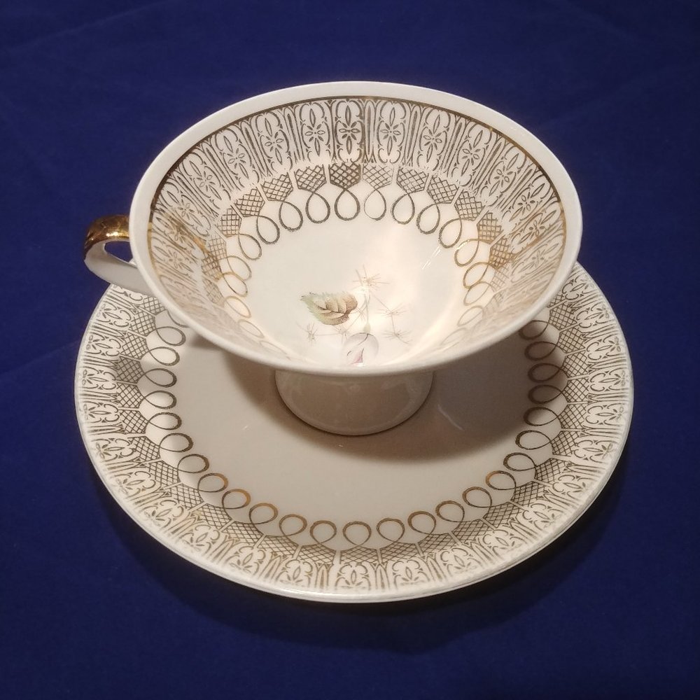 china set tea cup and plate  Set of 2 gold - Picture 9 of 10